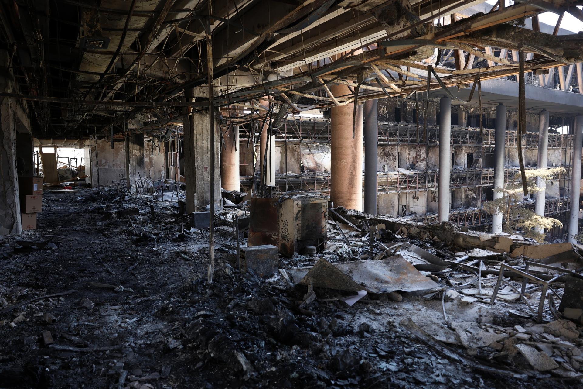 Una imatge d'arxiu d'un dels atacs israelians. Fotografia: EFE.