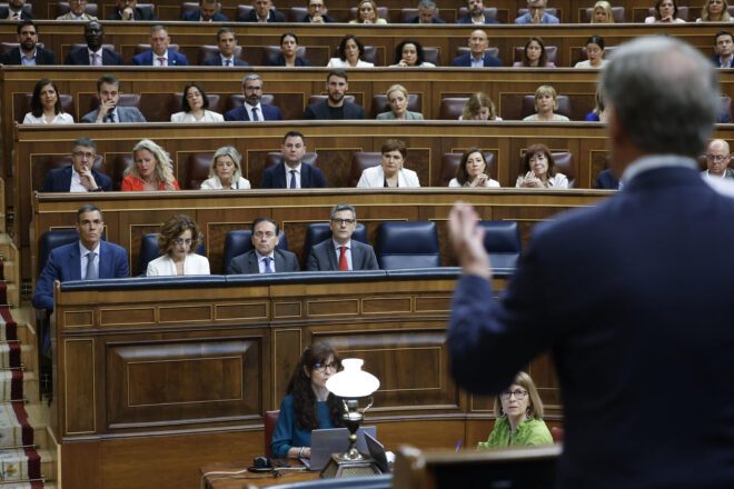 [VÍDEO] Xou al congrés espanyol: la bancalada del PP talla Sánchez amb crits de “dimissió” i Abascal desapareix