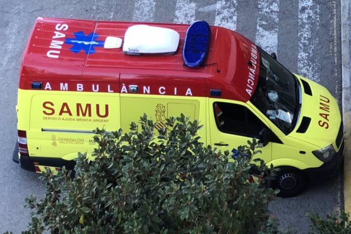 Imatge d'arxiu d'una ambulància.