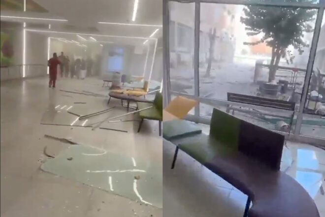 Un míssil iranià impacta contra un hospital del sud d’Israel