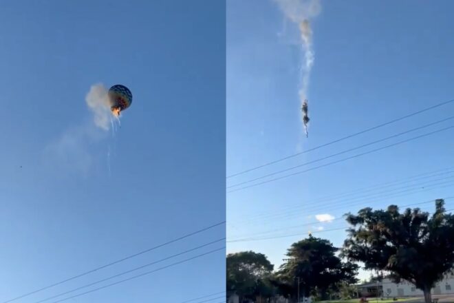 Vuit morts en l’accident d’un globus aerostàtic al Brasil