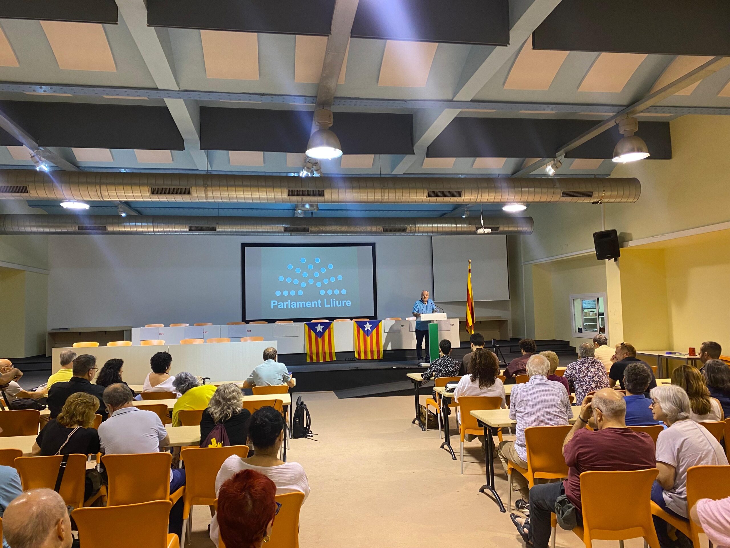 Un moment de la presentació (fotografia: Pol Baraza).