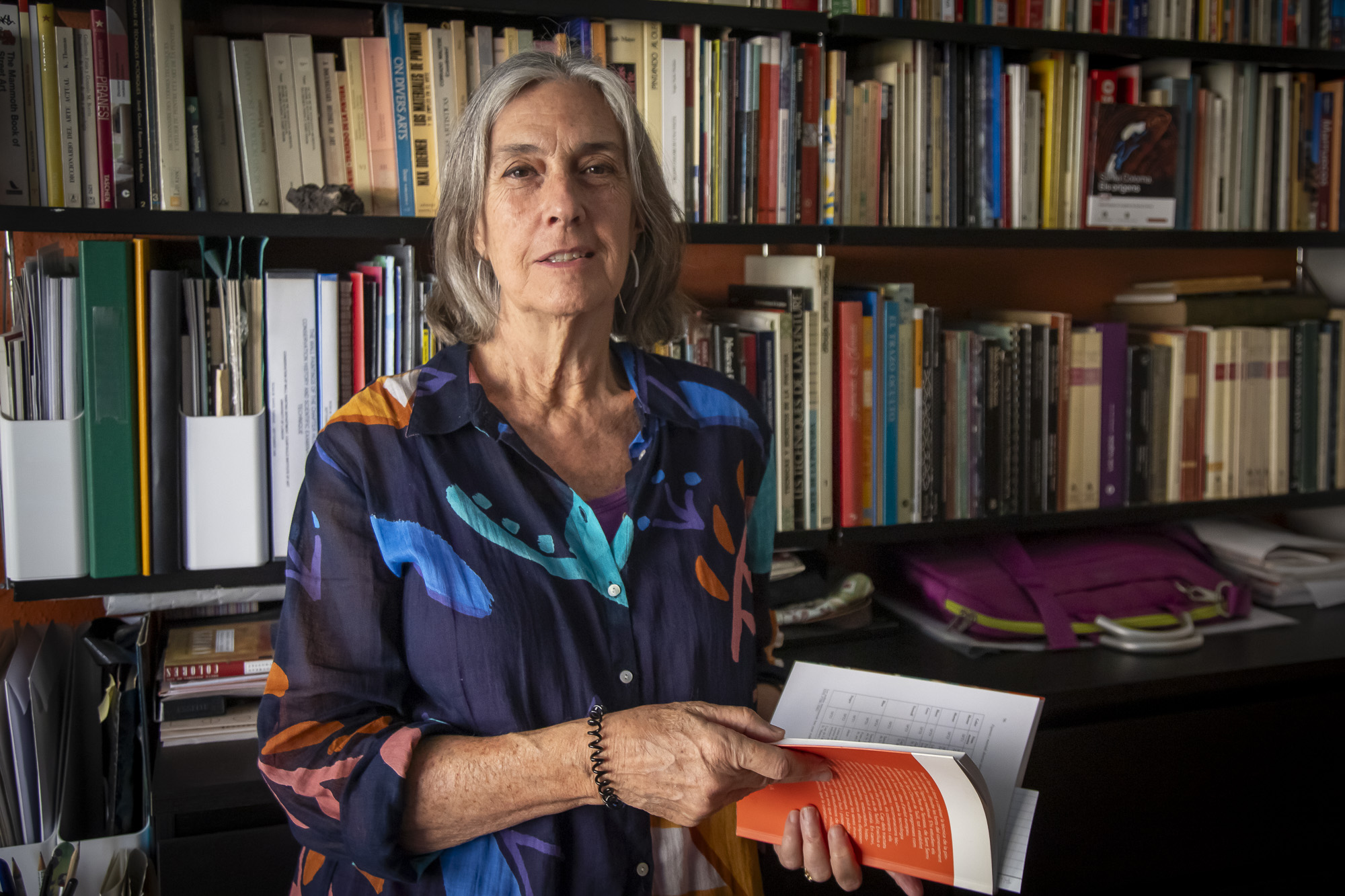 Rosa Gasol, conservadora restauradora especialista en les pintures murals de Sixena.