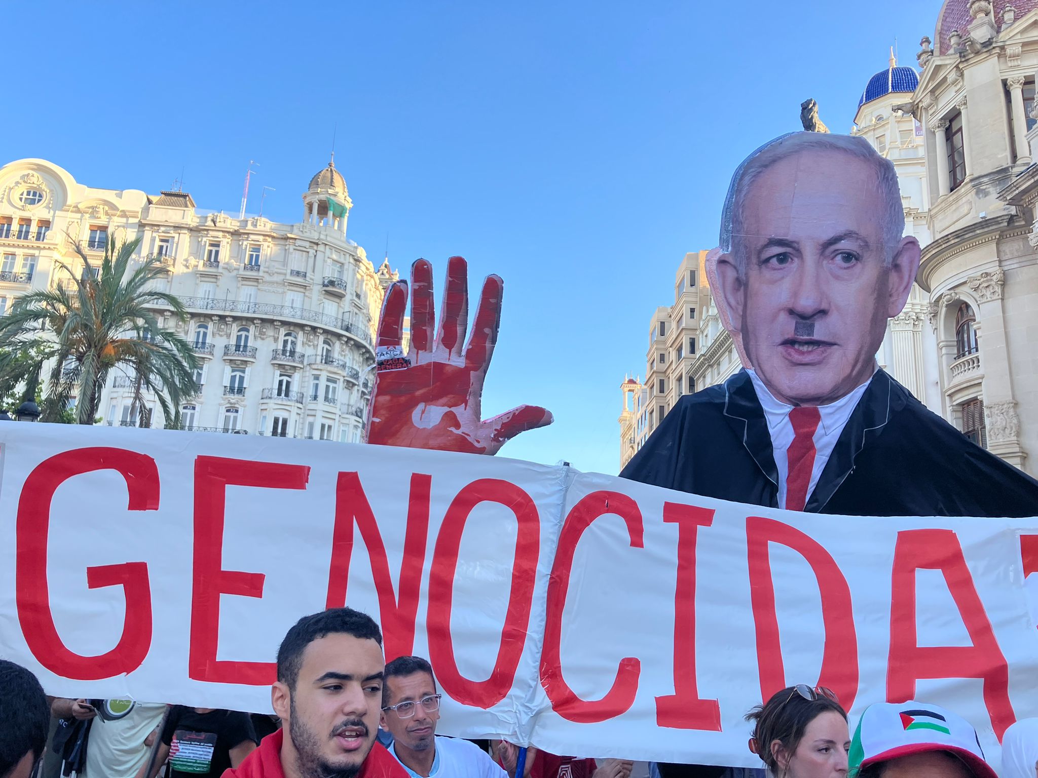 Un moment de la concentració.