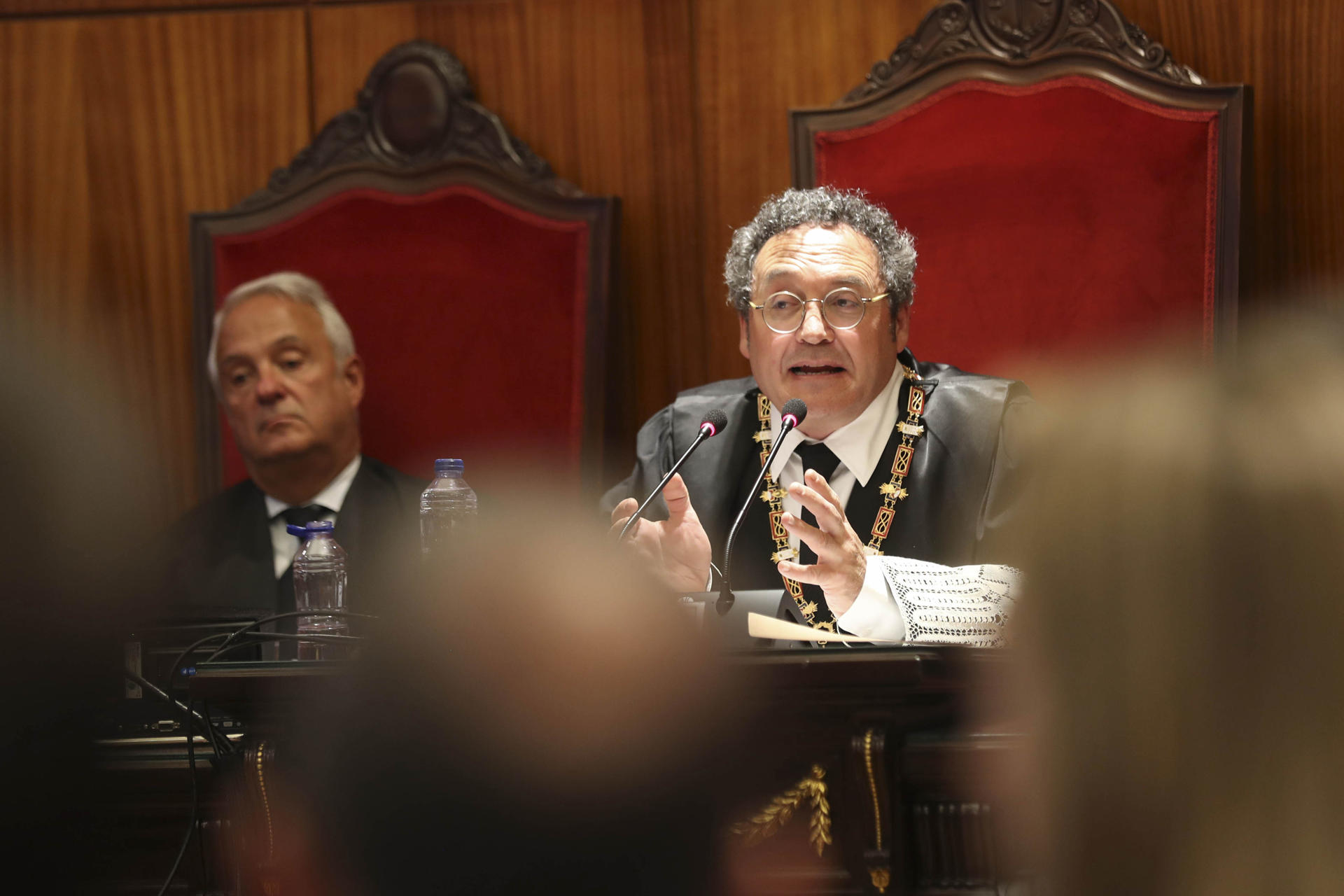 El fiscal general de l'estat espanyol, Álvaro García Ortiz, en un acte a Astúries el dia 22 (fotografia: J. L. Cereijido).