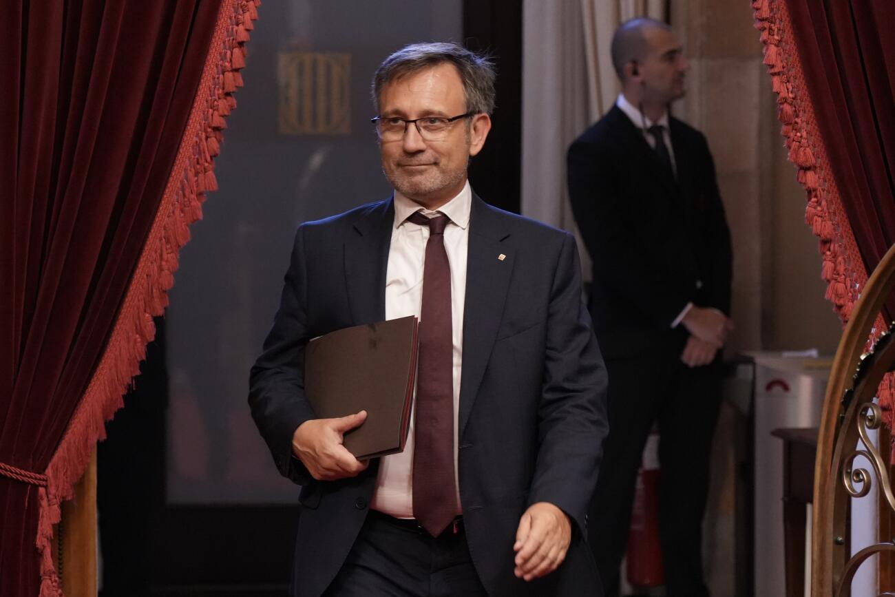 El conseller de Política Lingüística, Francesc Xavier Vila, en una imatge d'arxiu.