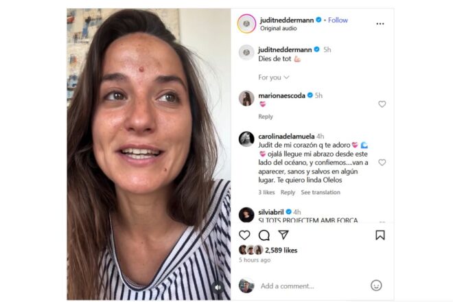 Judit Neddermann denuncia que li han robat tot el marxandatge: “Em fa molta ràbia”
