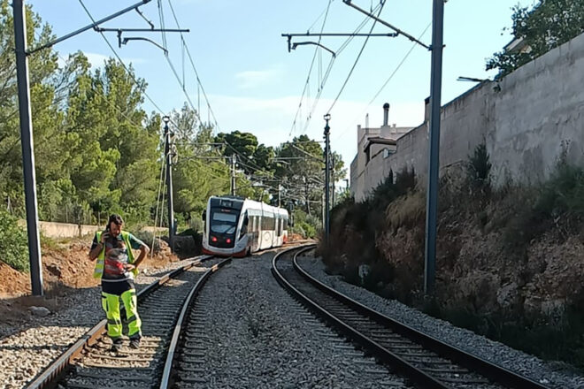 Un tren descarrila a Marratxí i provoca retards generalitzats al servei