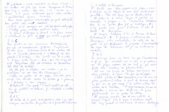 Llibreta escrita pel pagès, Josep Olivas.
