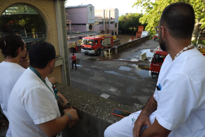 L'Hospital Comarcal de l'Alt Camp, inundat
