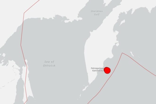 Declaren una alerta de tsunami al nord-est de Rússia per un terratrèmol de magnitud 7,4