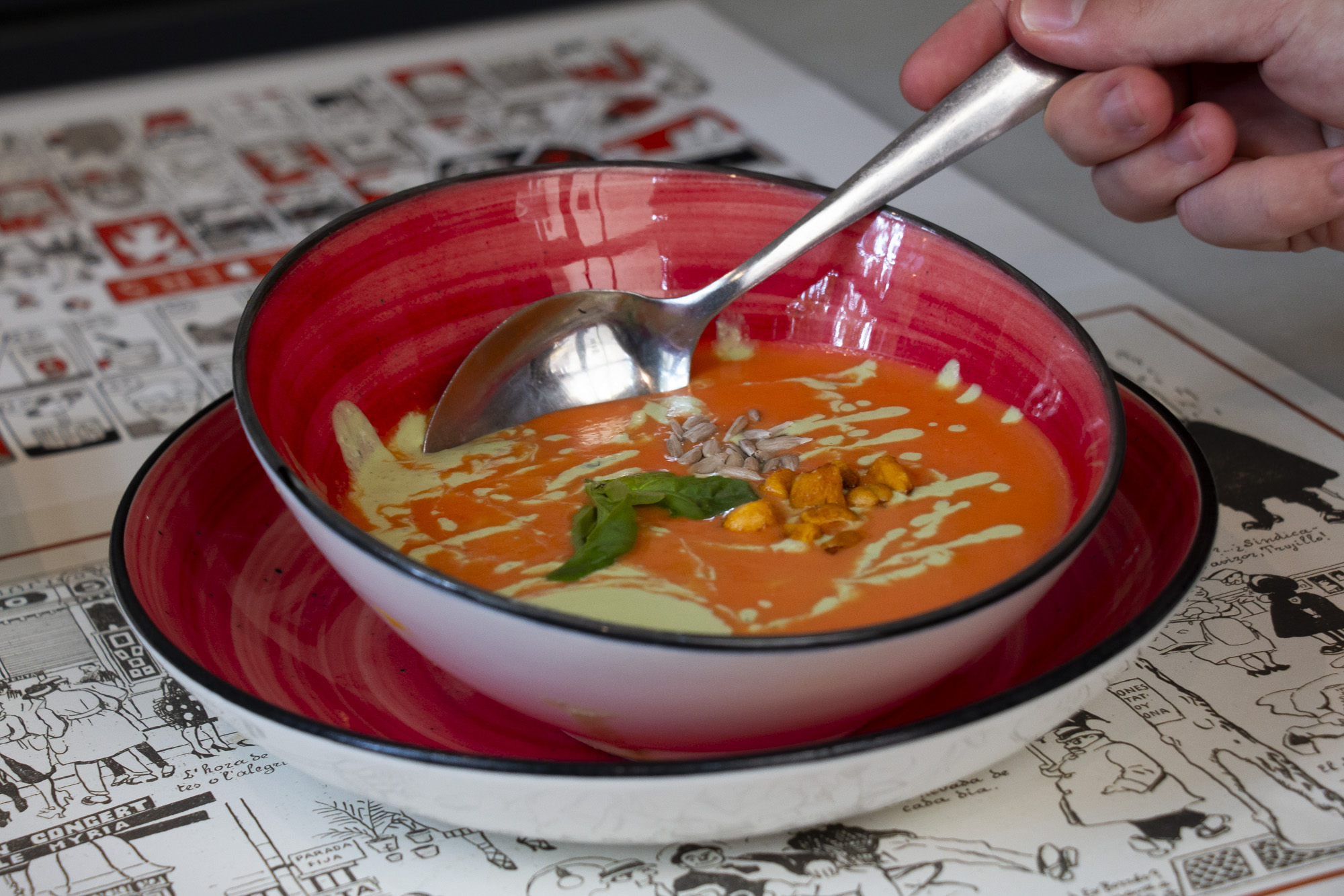 Gaspatxo del Bar Calders