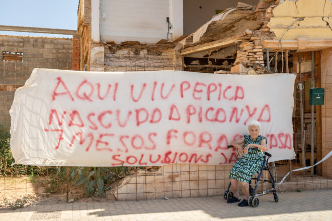 “Vull tornar a viure ací”: la lluita de Pepica i els veïns del carrer de l’Almassereta de Picanya per a tornar a casa