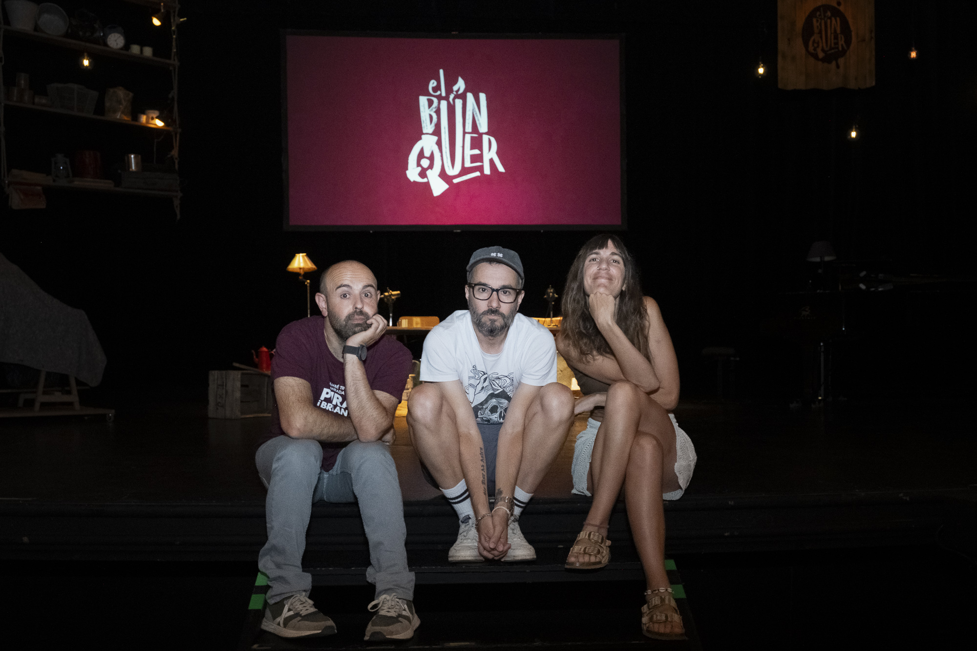 Peyu, Jair Dominguez i Neus Rossell, al Tívoli de Barcelona (fotografia: Adiva Koenigsberg).