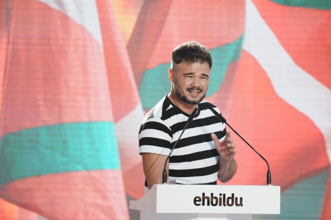 Rufián proposa una llista de “l’esquerra perifèrica” per a les eleccions espanyoles