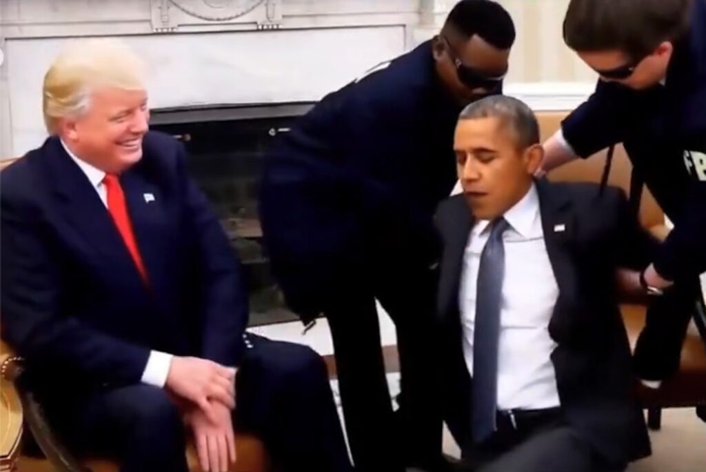 Donald Trump comparteix un vídeo delirant fet amb IA sobre una detenció d’Obama al Despatx Oval