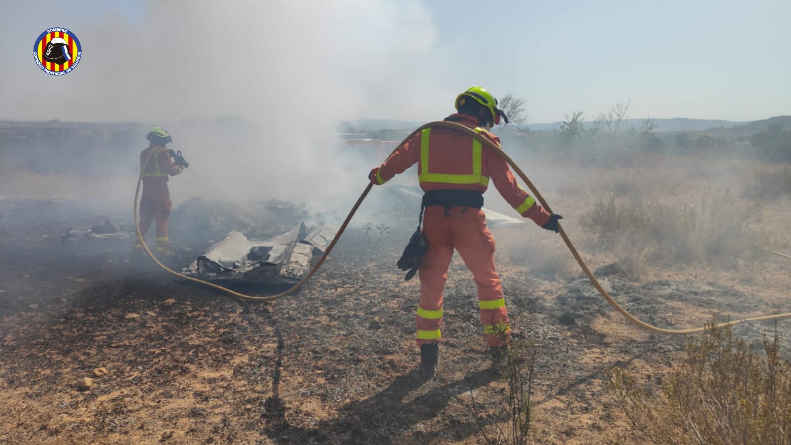 Dues persones han mort en un accident d'avioneta al Pontó de Requena