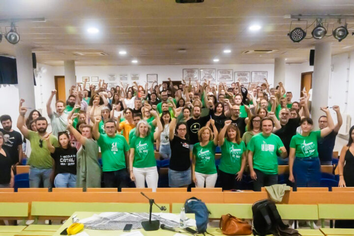 Imatge d'arxiu d'una Assemblea de Docents