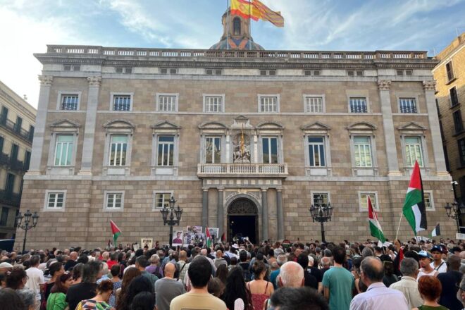 Convoquen una nova protesta a Barcelona contra l’assassinat de periodistes a Gaza