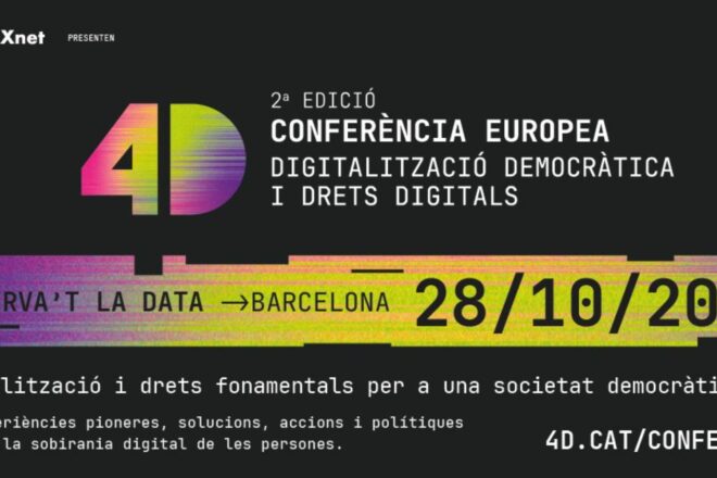 Publicats els finalistes dels segons premis 4D sobre digitalització democràtica
