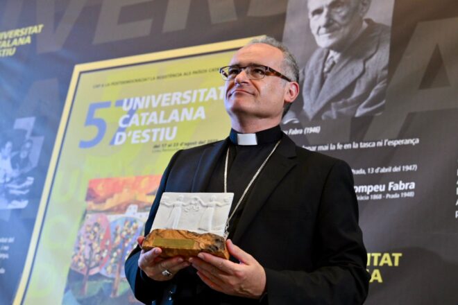 La incomoditat de qui va acollir els reis espanyols a Montserrat quan rep el premi Canigó