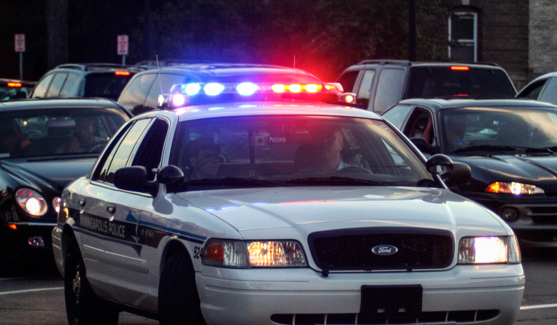 Imatge d'arxiu d'un cotxe patrulla de la policia de Minneapolis.