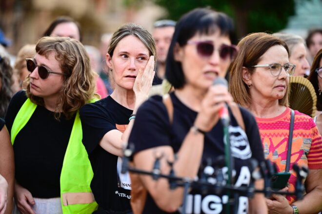 El discurs contundent contra Mazón: “Que es guarde el seu ‘puto’ somriure, que ens fa mal als familiars”