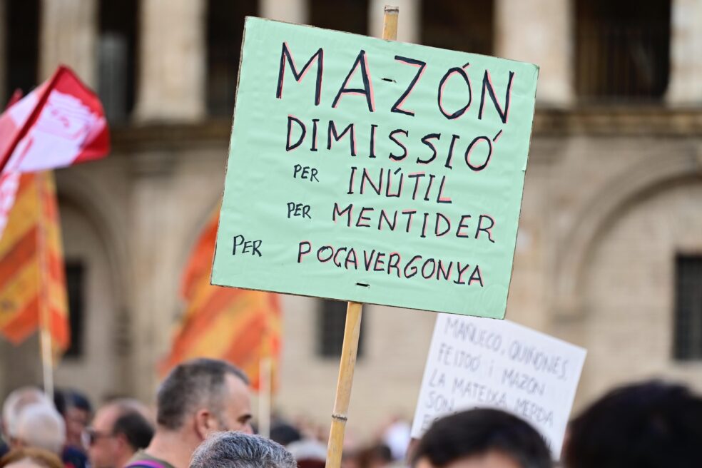 “Mazón dimissió”