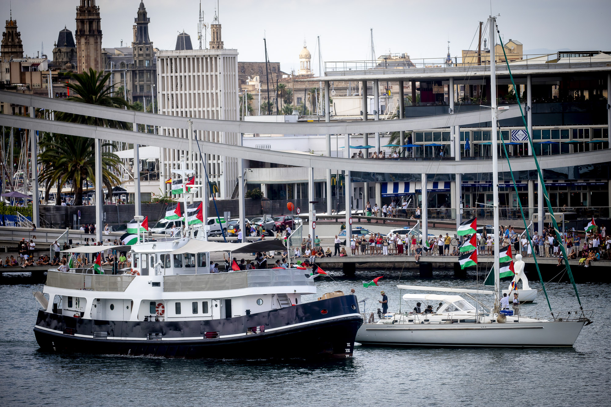 La fiscalia israeliana demana autorització per a confiscar les embarcacions de la flotilla interceptades davant Gaza