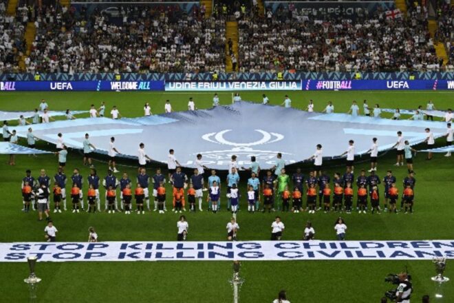 Missatge de la UEFA a Israel abans de la Supercopa: “Deixeu de matar nens. Deixeu de matar civils”