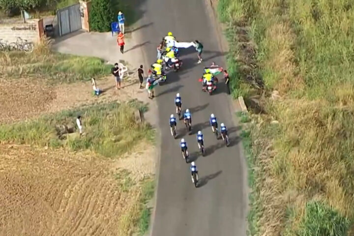 Un moment de l'acció.