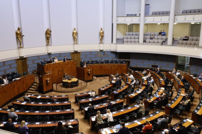 Un diputat s’ha mort dins el parlament finlandès