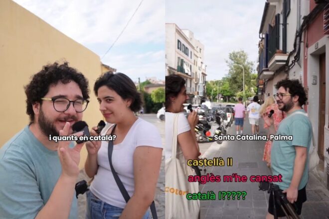 “Quants rètols hi ha en anglès?”: el vídeo que denuncia amb humor la gentrificació de Palma