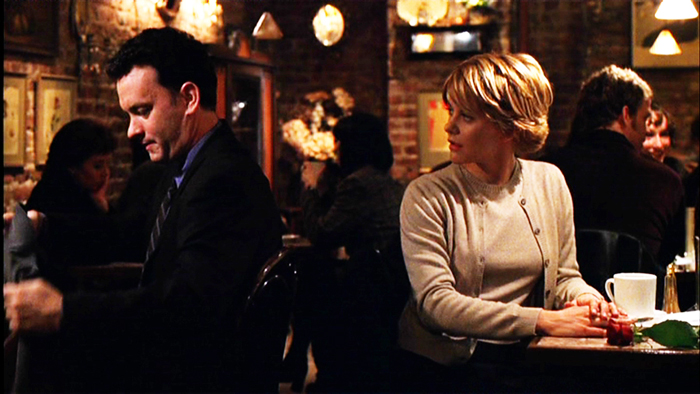 Tom Hanks i Meg Ryan en una imatge promocional del film