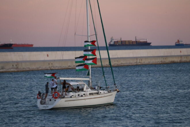 Bona part dels activistes de la flotilla arriben a Israel retinguts per l’exèrcit