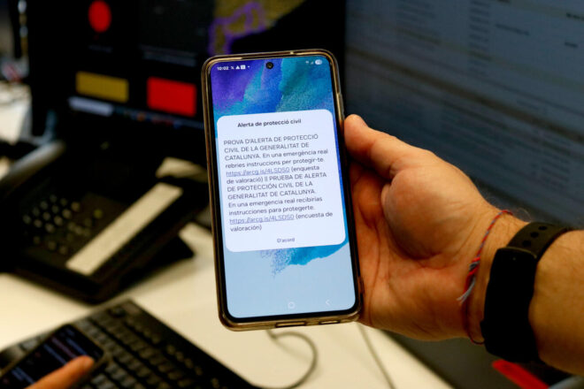Alerta als mòbils a cinc milions de persones: així serà el simulacre en massa a l’àrea de Barcelona