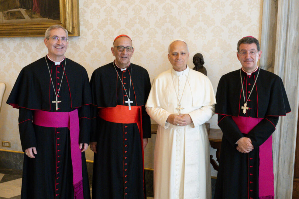 Joan Josep Omella es reuneix amb el papa Lleó XIV
