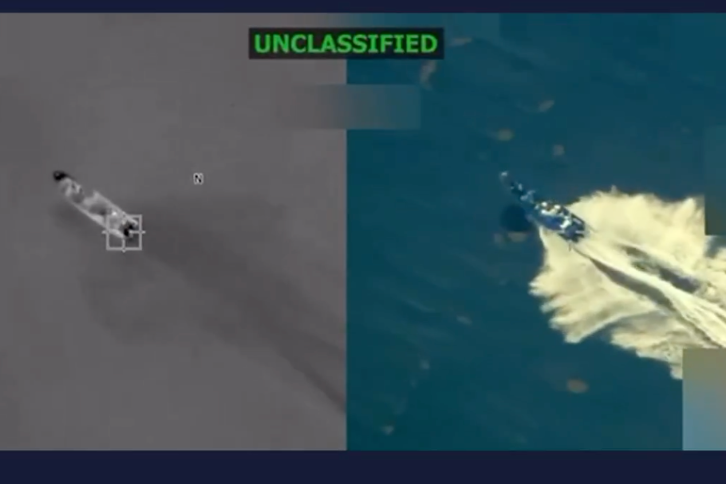 Captura de pantalla d'un vídeo difós per la Casa Blanca