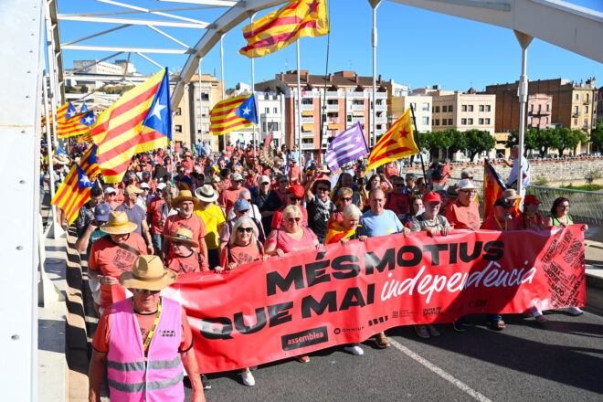 Tots els motius per a no defallir, l’energia que flueix a la Diada a les Terres de l’Ebre
