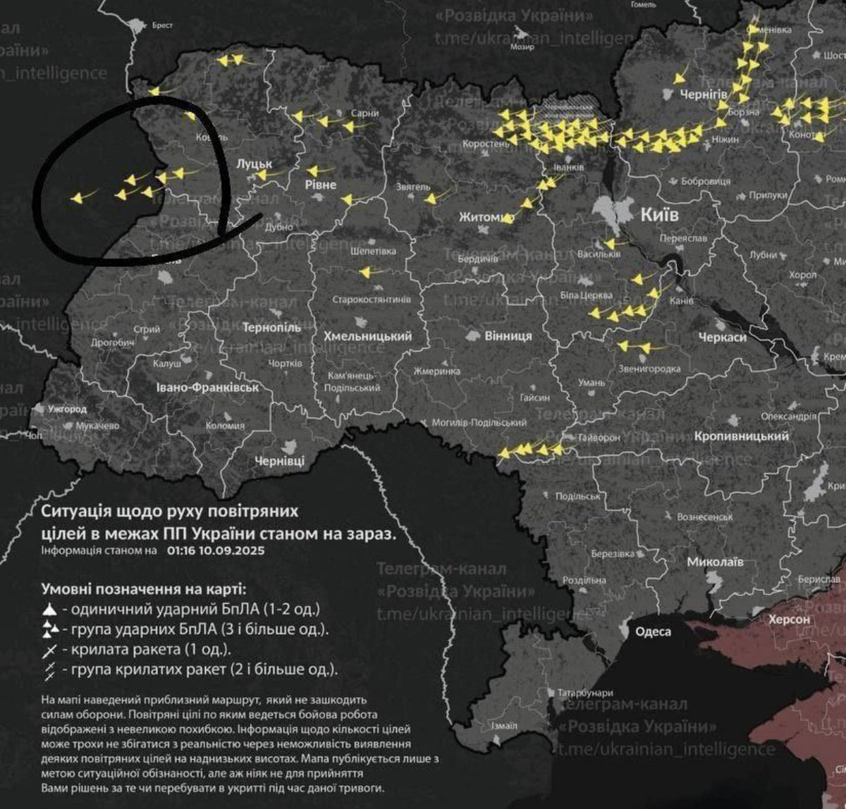 Mapa amb la trajectòria que han seguit els drons