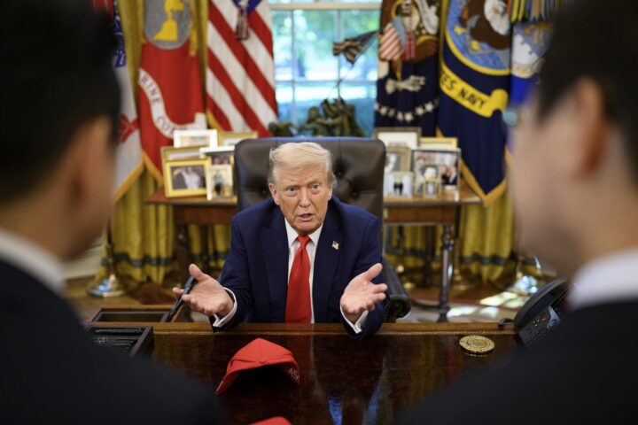 Donald Trump, en una imatge d'arxiu (fotografia: Europa Press / Contacto / Daniel Torok / Casablanca).