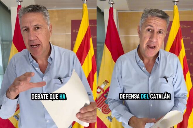 Albiol prova de sufocar la ira espanyolista amb un vídeo en castellà que refreda el suport al Pacte Nacional per la Llengua