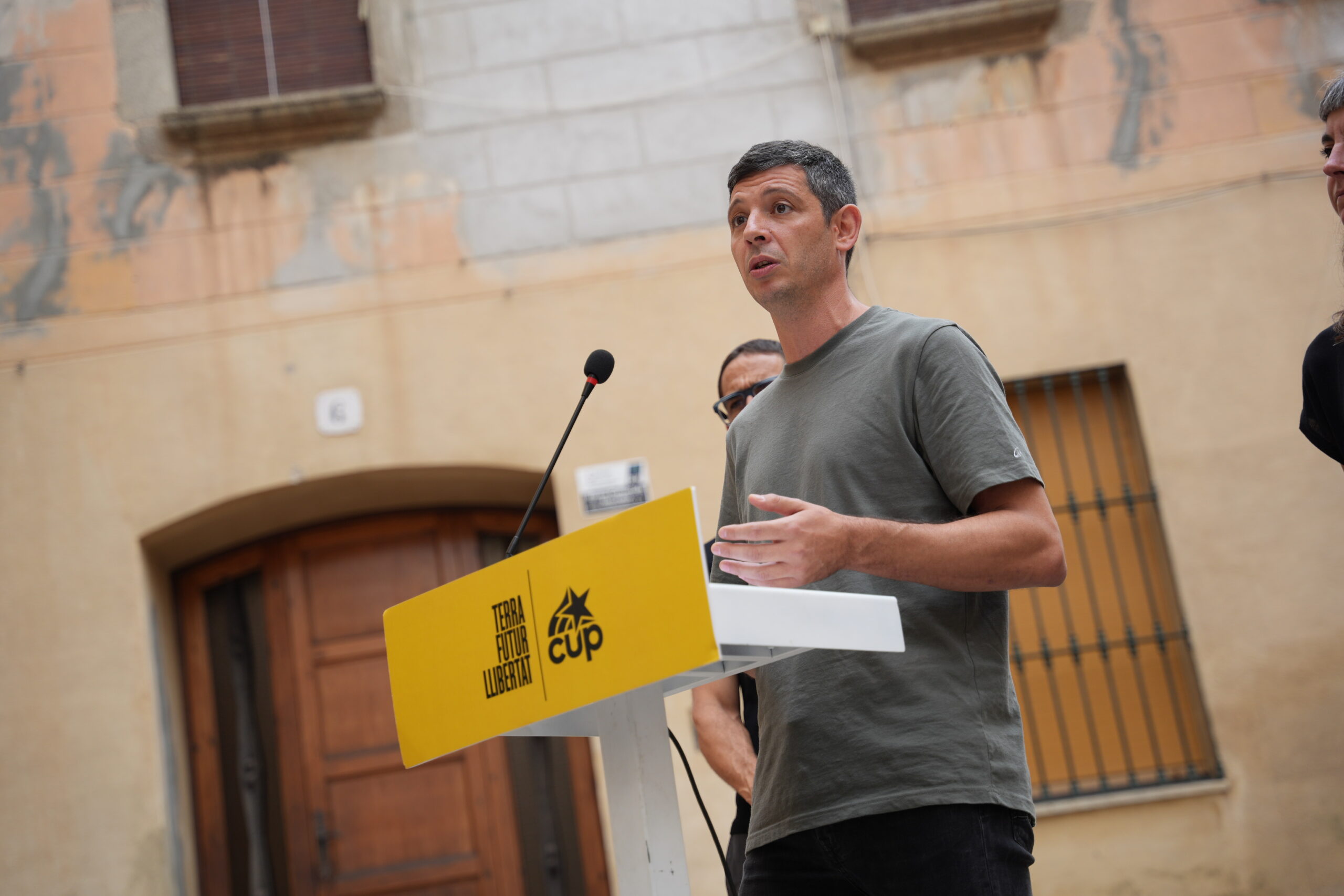 Xavier Pellicer, a l'Ateneu l'Estrella de Vilassar de Dalt (fotografia: CUP).