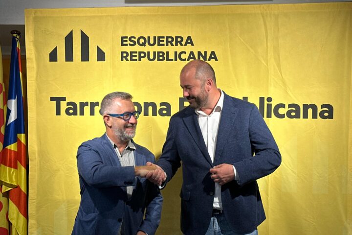 Els dos candidats a les primàries d'ERC a Tarragona (fotografia: ACN).