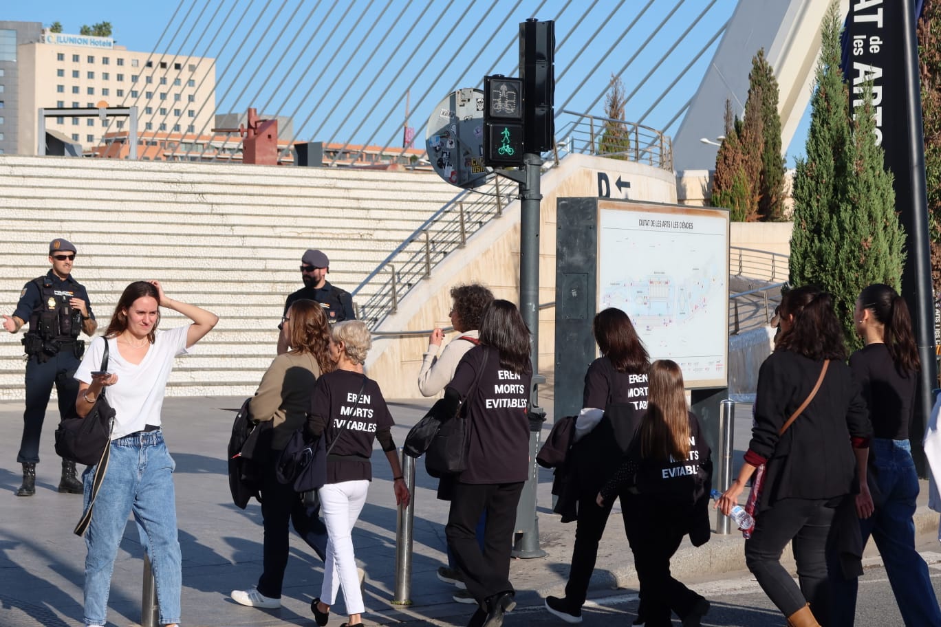 Acte d'homenatge a la Ciutat Administrativa de València en record de les víctimes de la dana (fotografia: ACN / Nia Escolà).