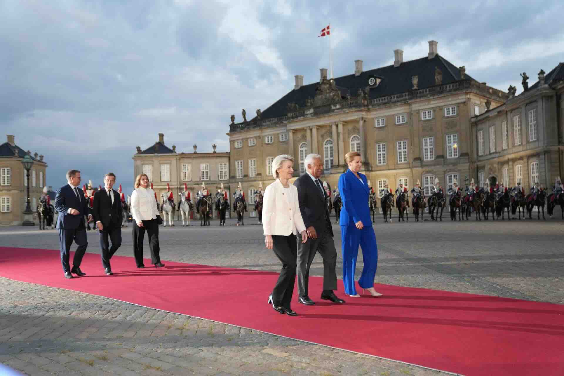 Costa, von der Leyen i Frederiksen, ahir a Copenhaguen