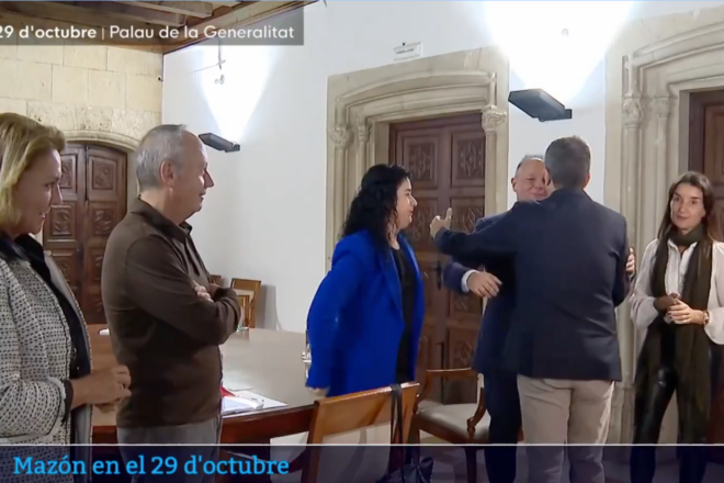 Mazón, contra les cordes: un vídeo inèdit prova que tenia coneixement de les alertes hidrològiques a les 13.45