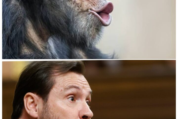 La imatge publicada pel PP a X que compara el ministre amb un ximpanzé