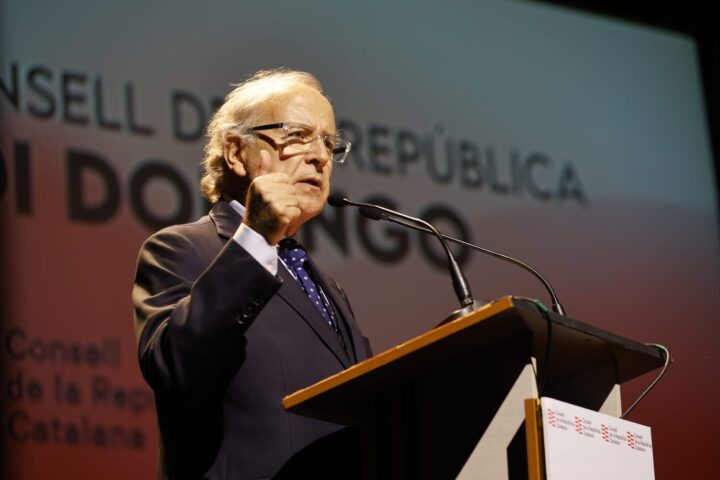 Imatge d'arxiu d'un acte de la commemoració del Primer d'Octubre.