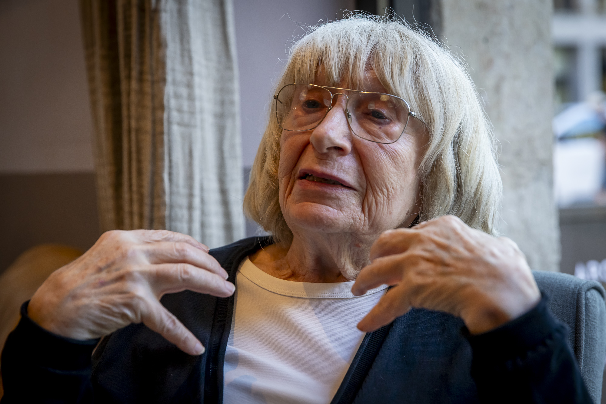 L'escriptora Antònia Vicens.